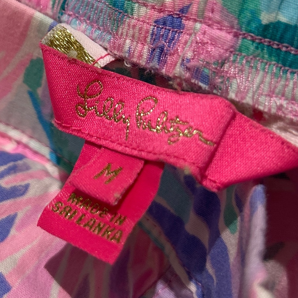 Lilly Pulitzer Ocean View Board Shorts It Was All a Dream - Picture 2 of 7